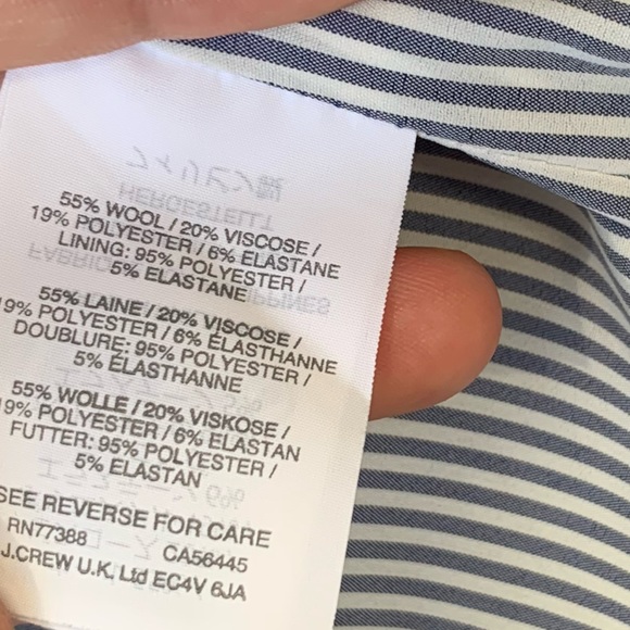 J. Crew Preppy Blue Blazer gold buttons - Picture 12 of 16